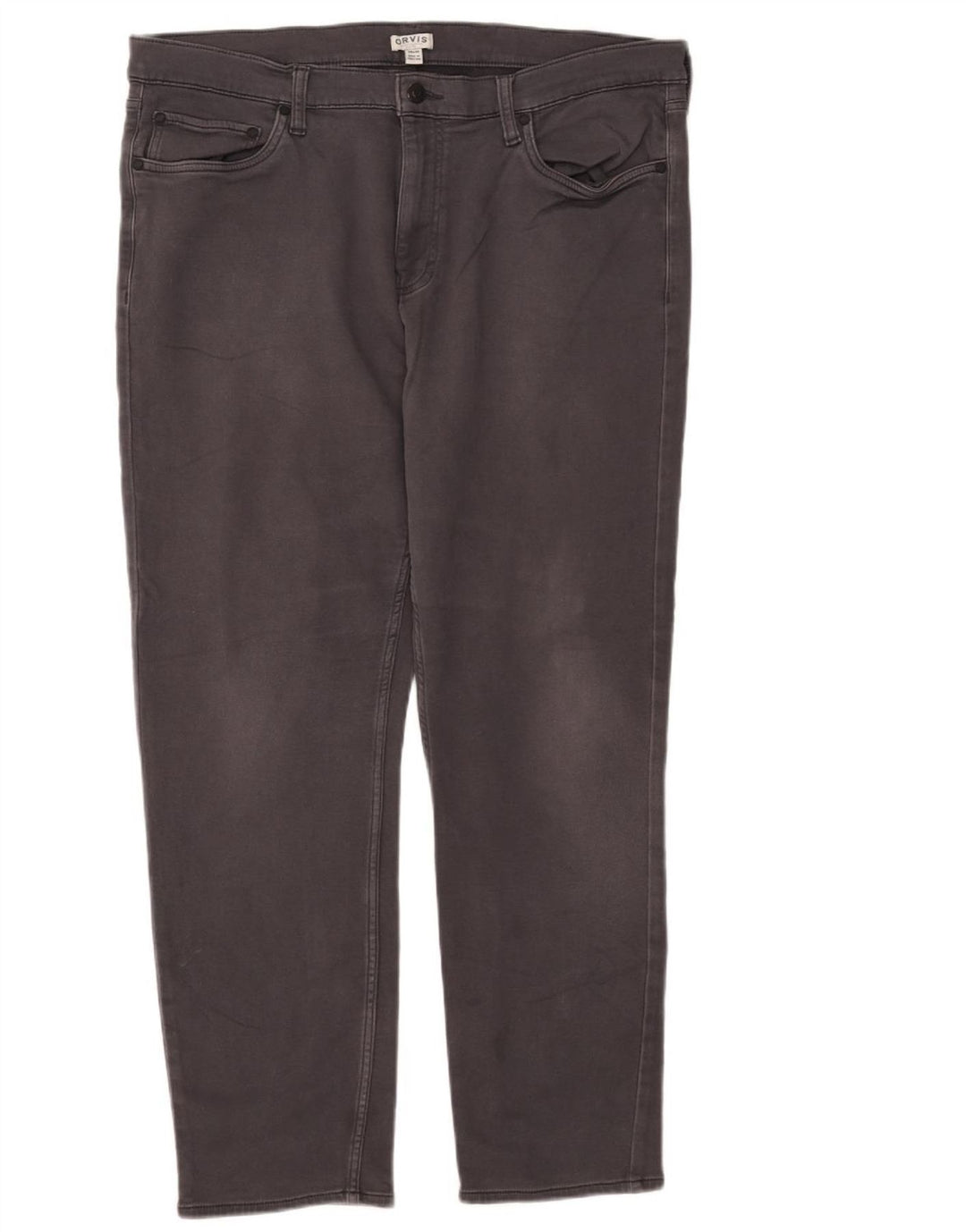 Orvis Jeans Slim Masculino W38 L30 Algodão Cinza
