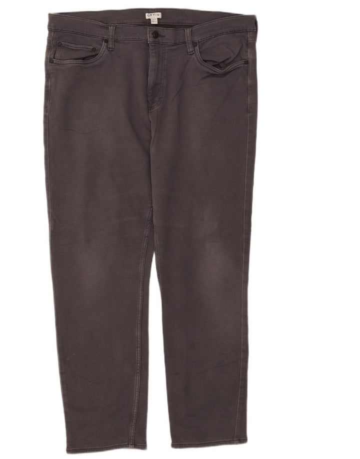 Orvis Jeans Slim Masculino W38 L30 Algodão Cinza