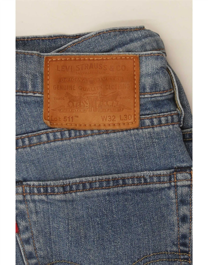 Calça Jeans Levis 511 Slim Masculina W32 L30 Azul
