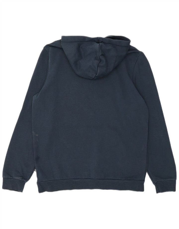 Puma Mens Graphic Hoodie Jumper Médio Azul