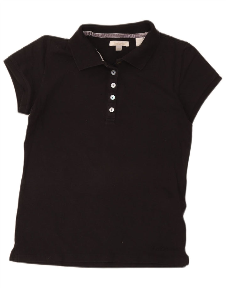 Camisa polo feminina Timberland UK 12 médio preto