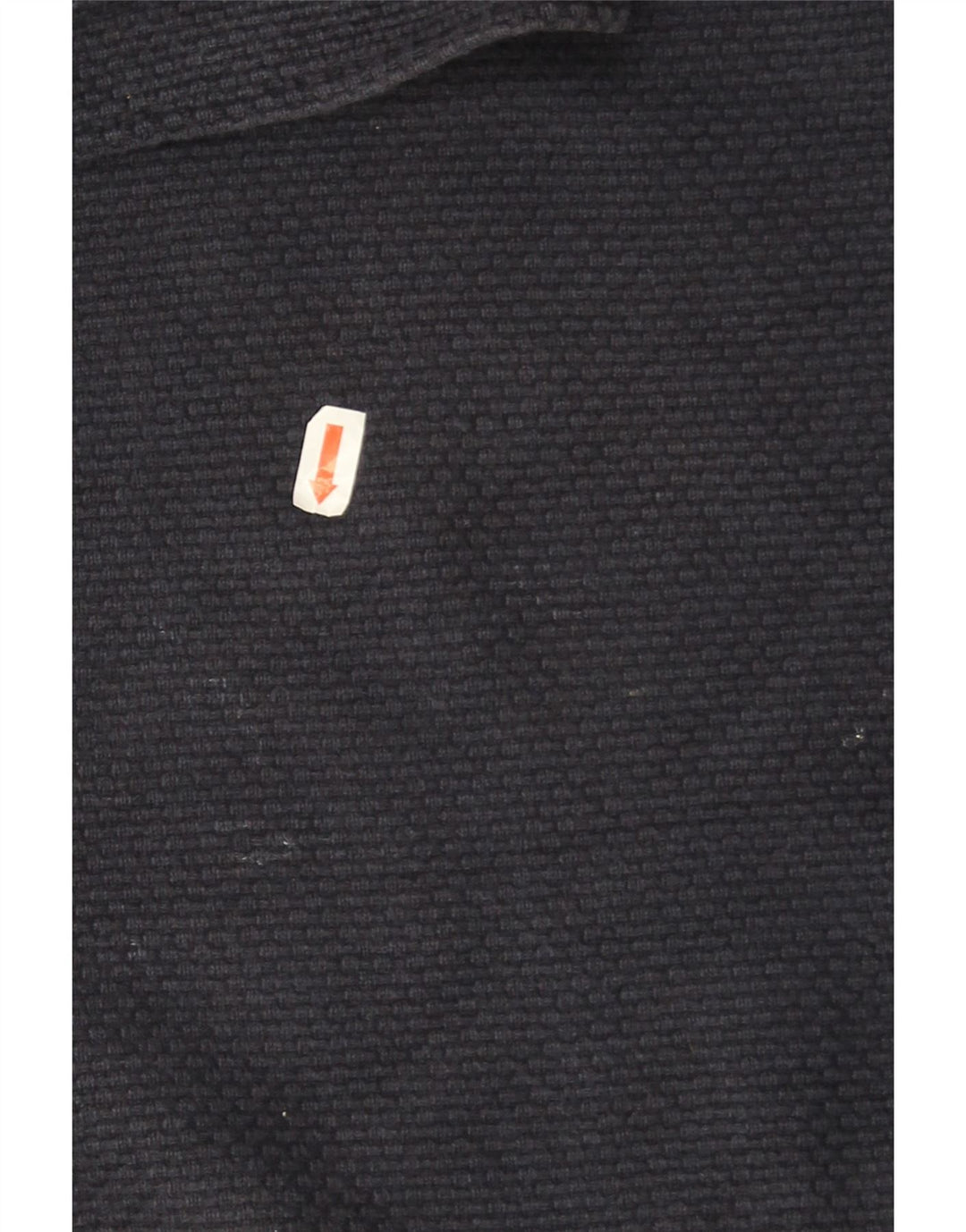 Suéter masculino Massimo Dutti com gola e botão 2XL algodão azul marinho