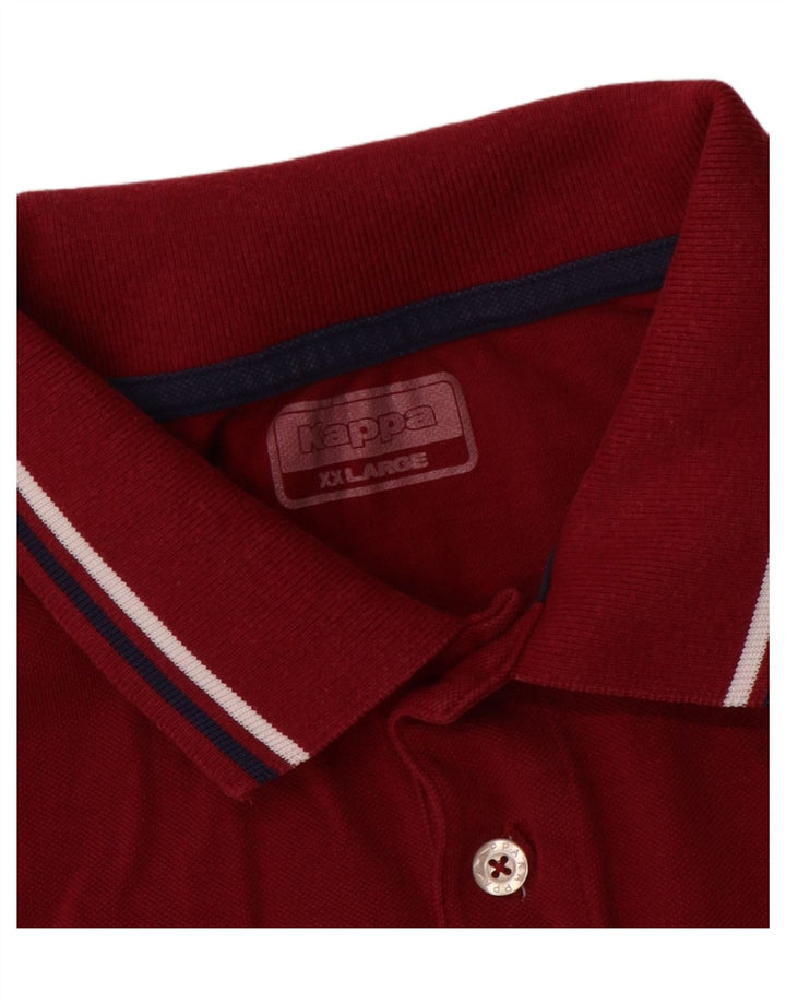 Camisa polo masculina Kappa 2XL vermelha
