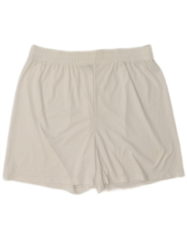 Shorts esportivos masculinos Kappa XL branco