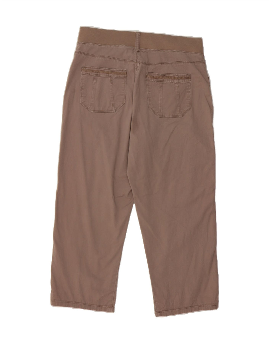 LEE Womens Relaxed Fit Capri Trousers US 8 Medium W32 L22 Brown Cotton Vintage Lee and Second-Hand Lee from Messina Hembry 