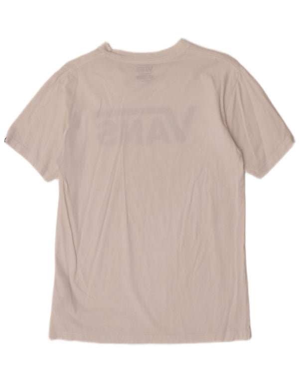 Camiseta Vans Masculina Classic Fit Graphic Top Pequeno Algodão Branco