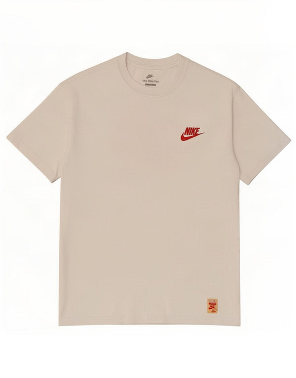 Camiseta Nike Masculina Loose Fit Graphic Top Pequeno Algodão Branco