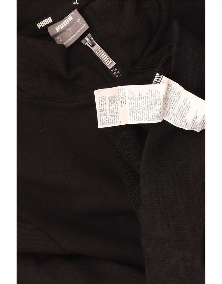 Puma Mens Tracksuit Top Jacket Pequeno Algodão Preto
