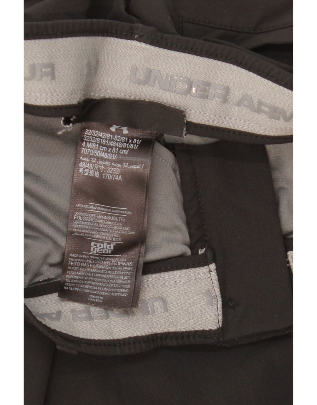 Under Armour Calça Chino Feminina Cold Gear Slim W30 L30 Poliéster Preto