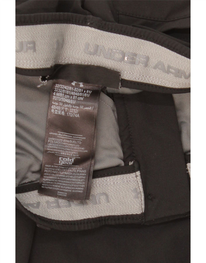 Under Armour Calça Chino Feminina Cold Gear Slim W30 L30 Poliéster Preto