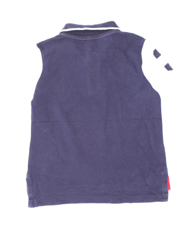 Polo Ralph Lauren Camisa gráfica masculina 2-3 anos branca algodão colorblock
