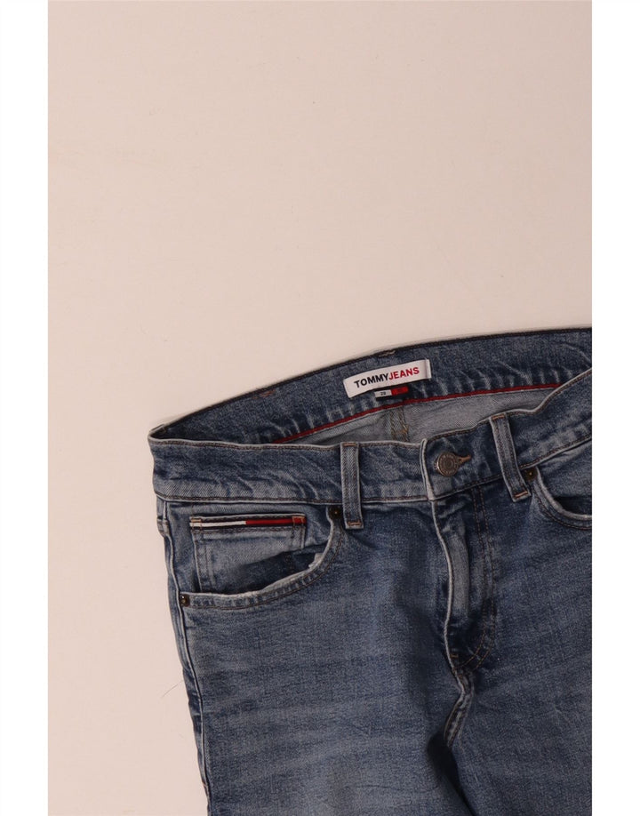 Jeans slim feminino TOMMY HILFIGER W28 L30 algodão azul