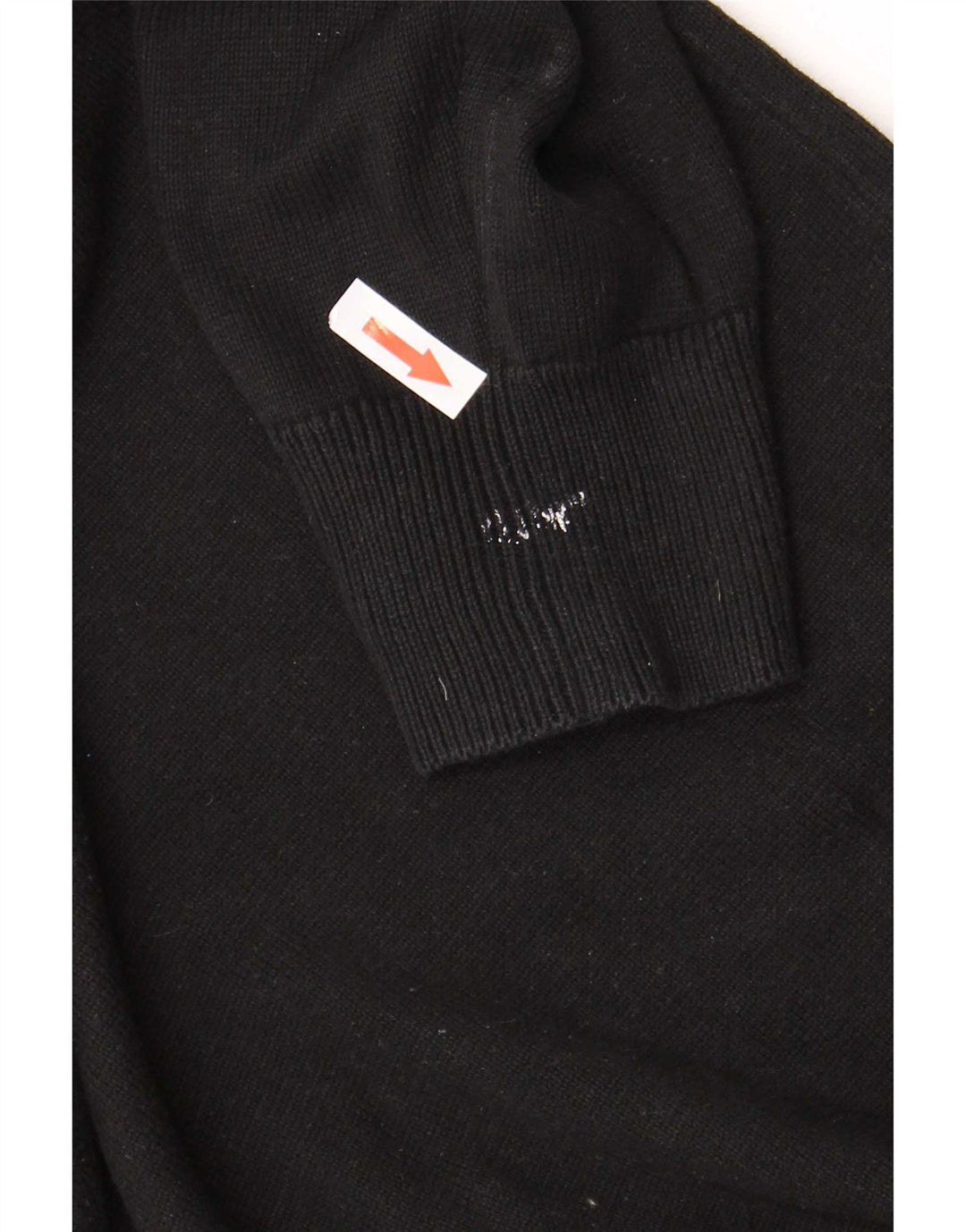 Suéter masculino Lyle & Scott com zíper e gola alta de algodão preto