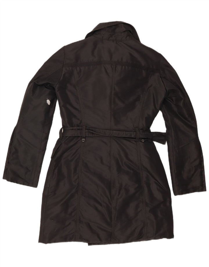 Casaco feminino PEUTEREY com peito duplo IT 40 pequeno poliéster preto