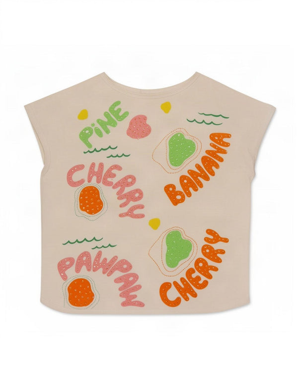 Camiseta feminina vintage com estampa gráfica UK 16 grande branca