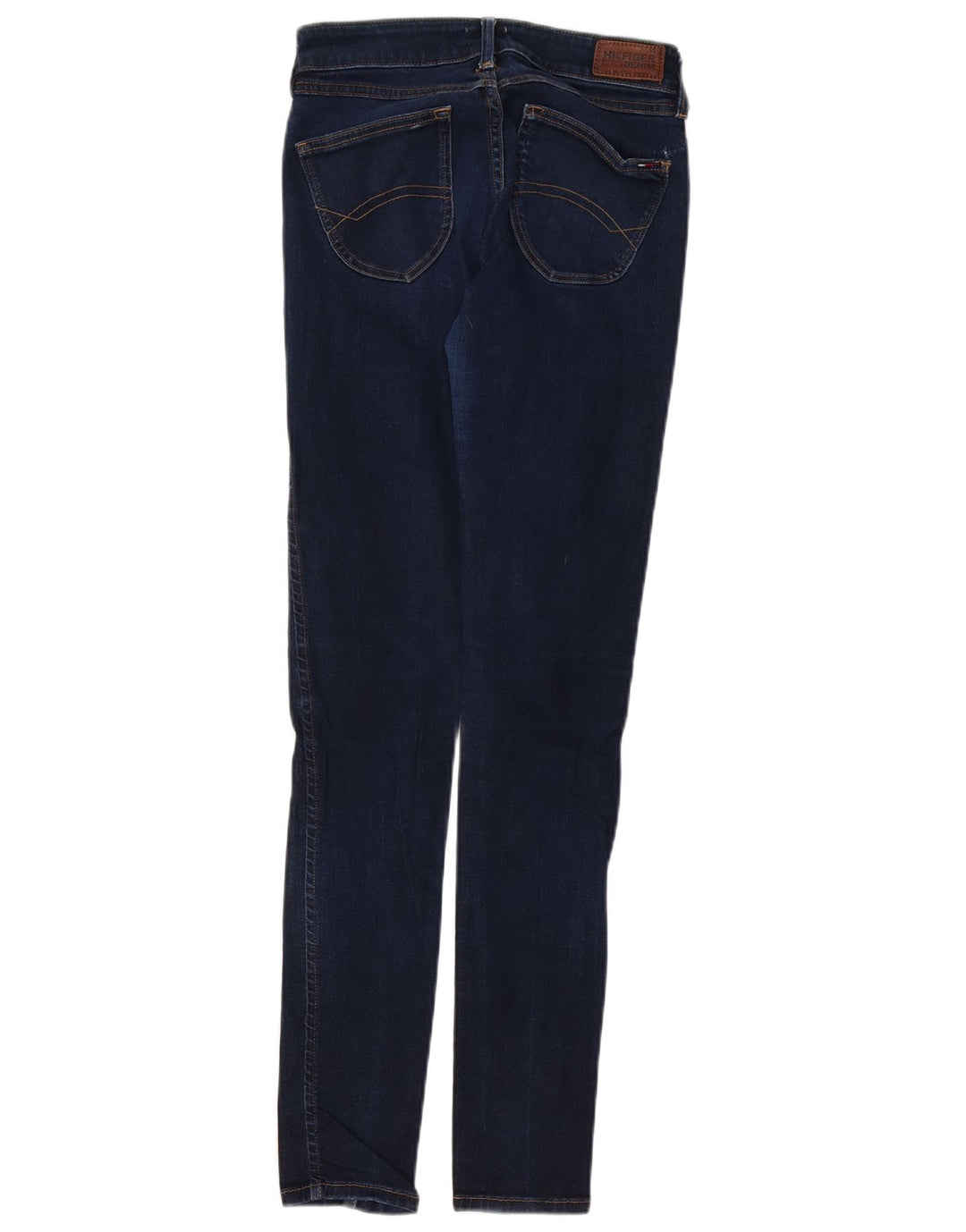 Jeans skinny feminino TOMMY HILFIGER W27 L32 algodão azul marinho