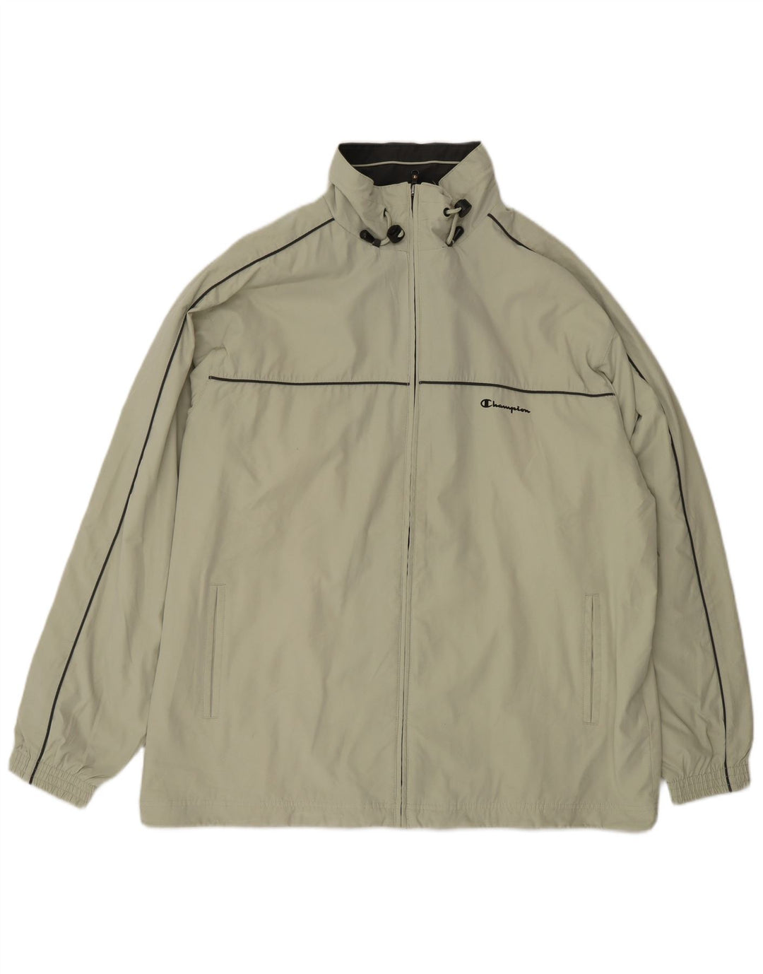 CHAMPION Mens Treino Top Jacket XL Verde Poliéster