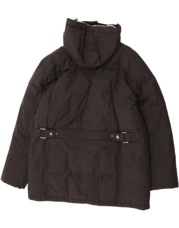 Jaqueta acolchoada com capuz masculina Ivy Oxford IT 54 2XL poliamida preta