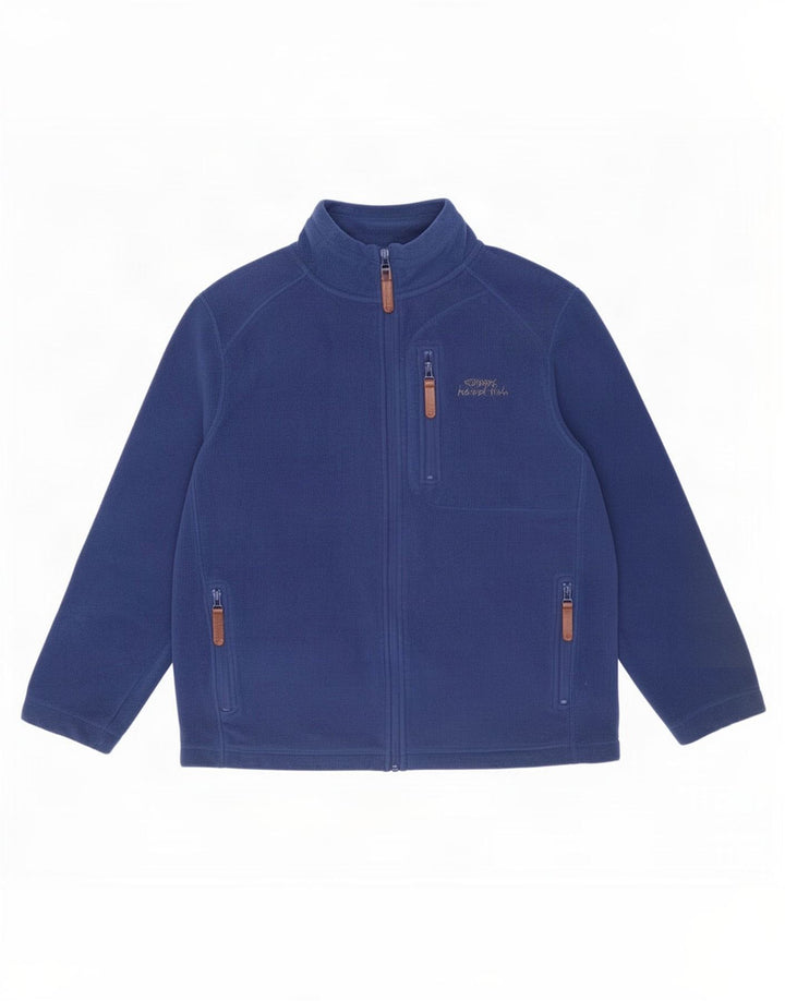 Jaqueta de lã masculina Weird Fish Reino Unido 38 poliéster azul marinho médio