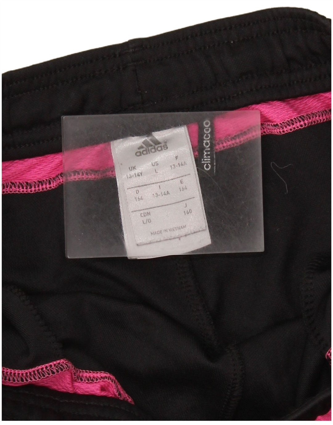 Calças de treino ADIDAS Meninas Climacool 13-14 Anos Preto Poliéster