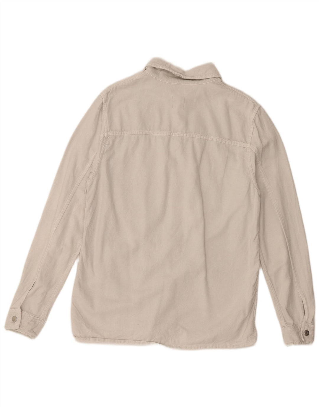 Zara Camisa masculina média off white