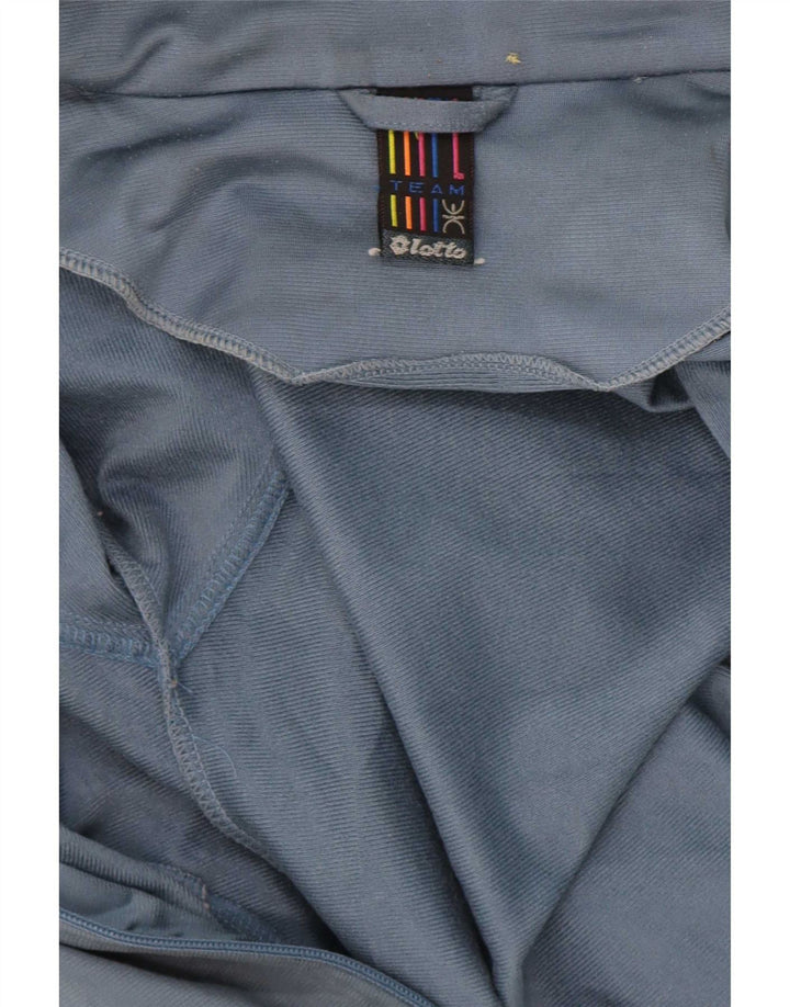 Lotto Mens Graphic Tracksuit Top Jacket Grande bloco colorido azul