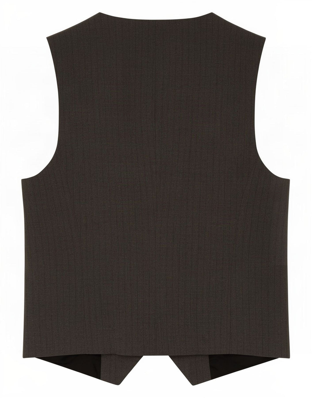 Colete feminino Zara UK 8 pequeno listrado cinza