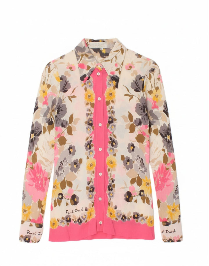 Camisa feminina PAUL PAREL IT 42 média multicolorida floral