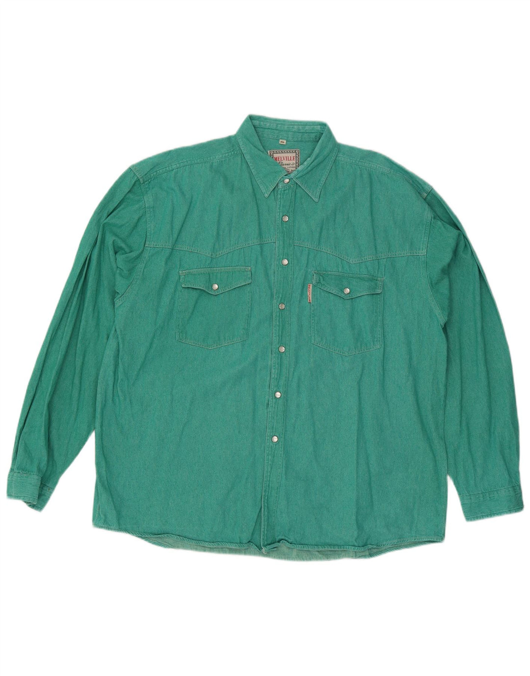 Camisa masculina Melville 2XL algodão verde