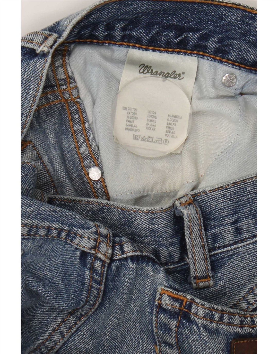 Wrangler Masculino Texas Straight Jeans W36 L30 Azul Algodão