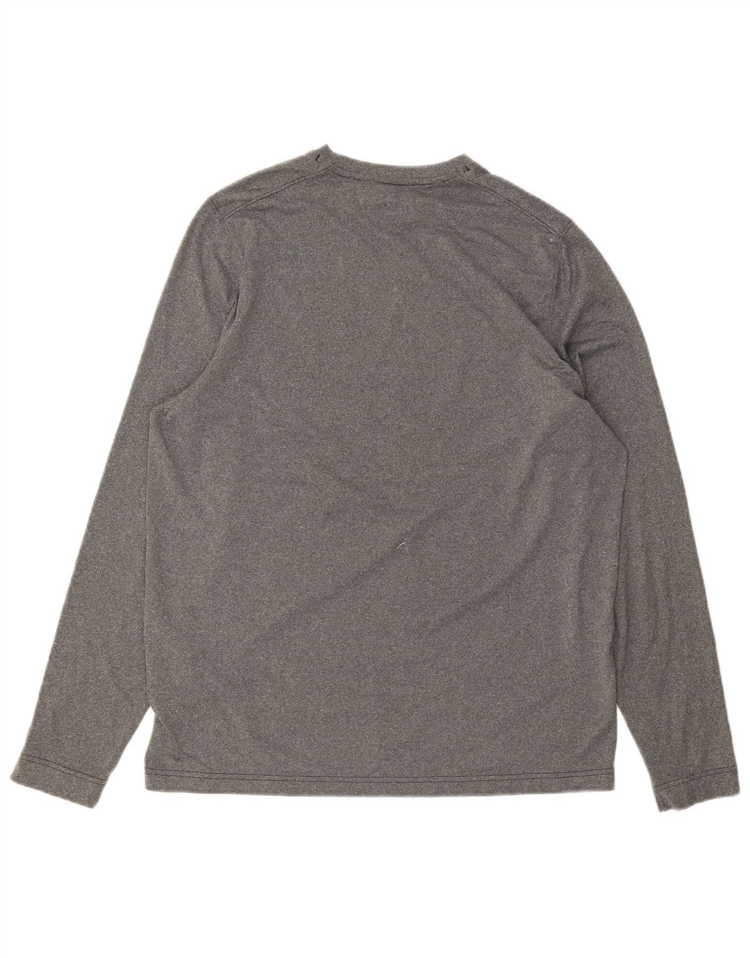Under Armour Mens Cold Gear Top manga longa poliéster cinza médio