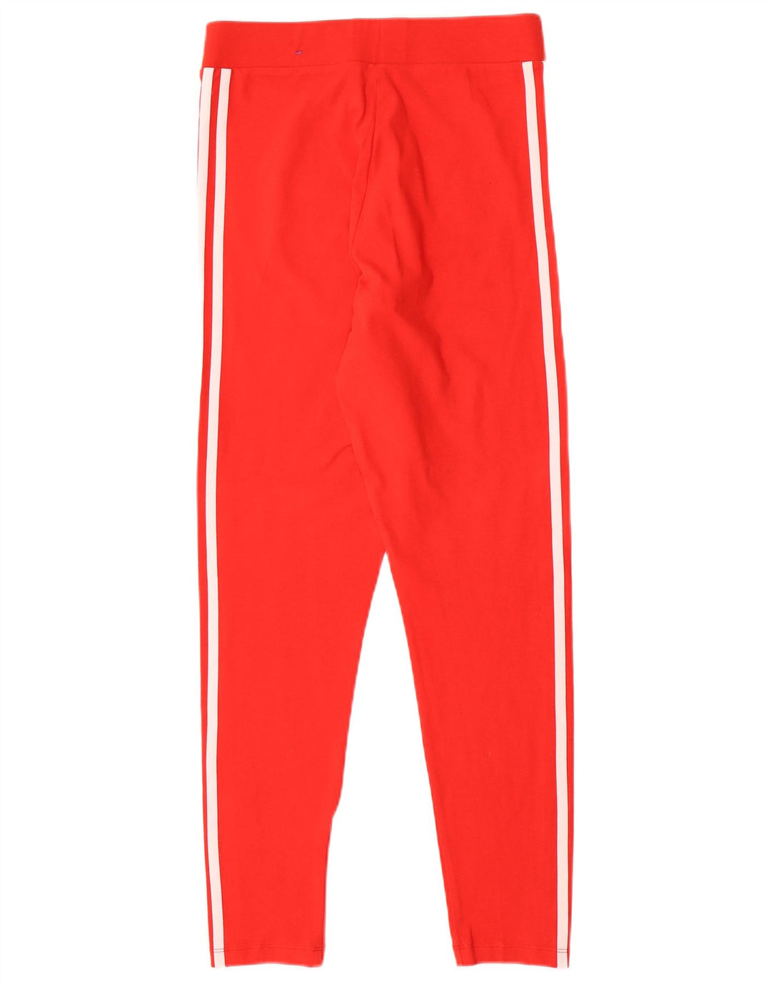 Leggings Adidas Femininas UK 14 Médio Algodão Vermelho