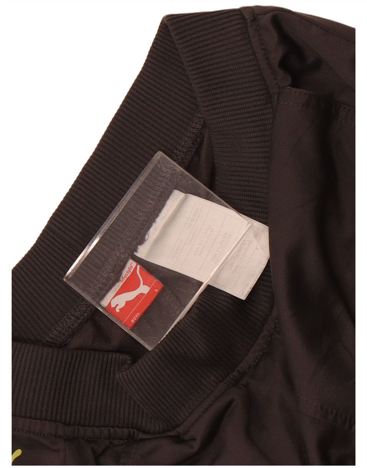 Calça de treino Puma Boys Graphic Joggers 7-8 anos pequeno cinza