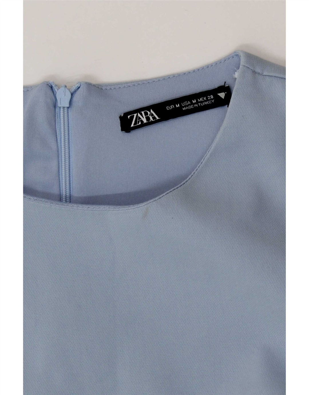 Macacão feminino Zara UK 12 poliéster azul médio