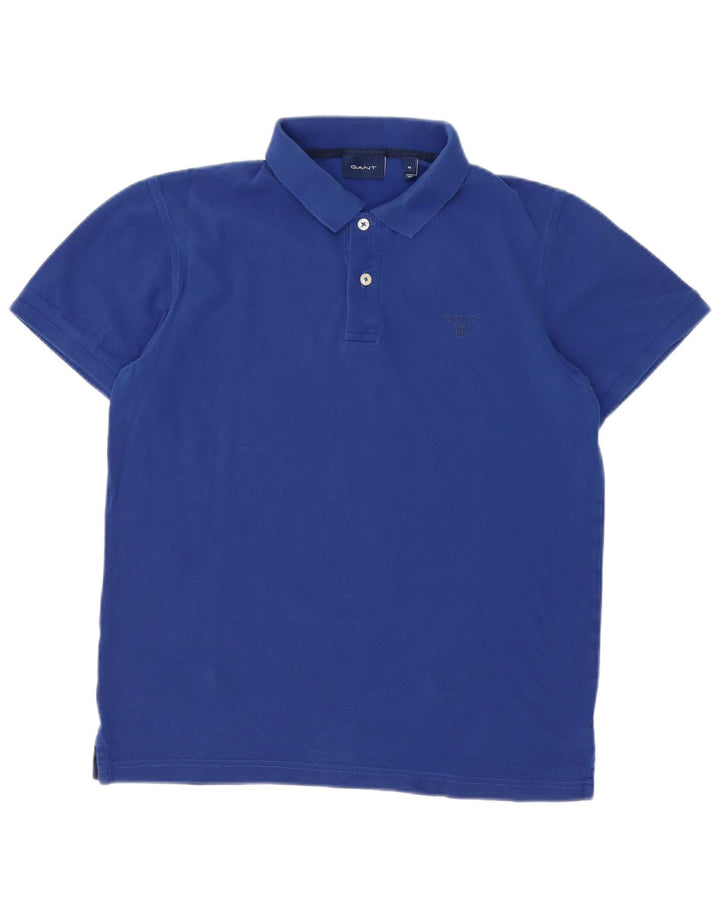 Camisa polo masculina Gant azul médio