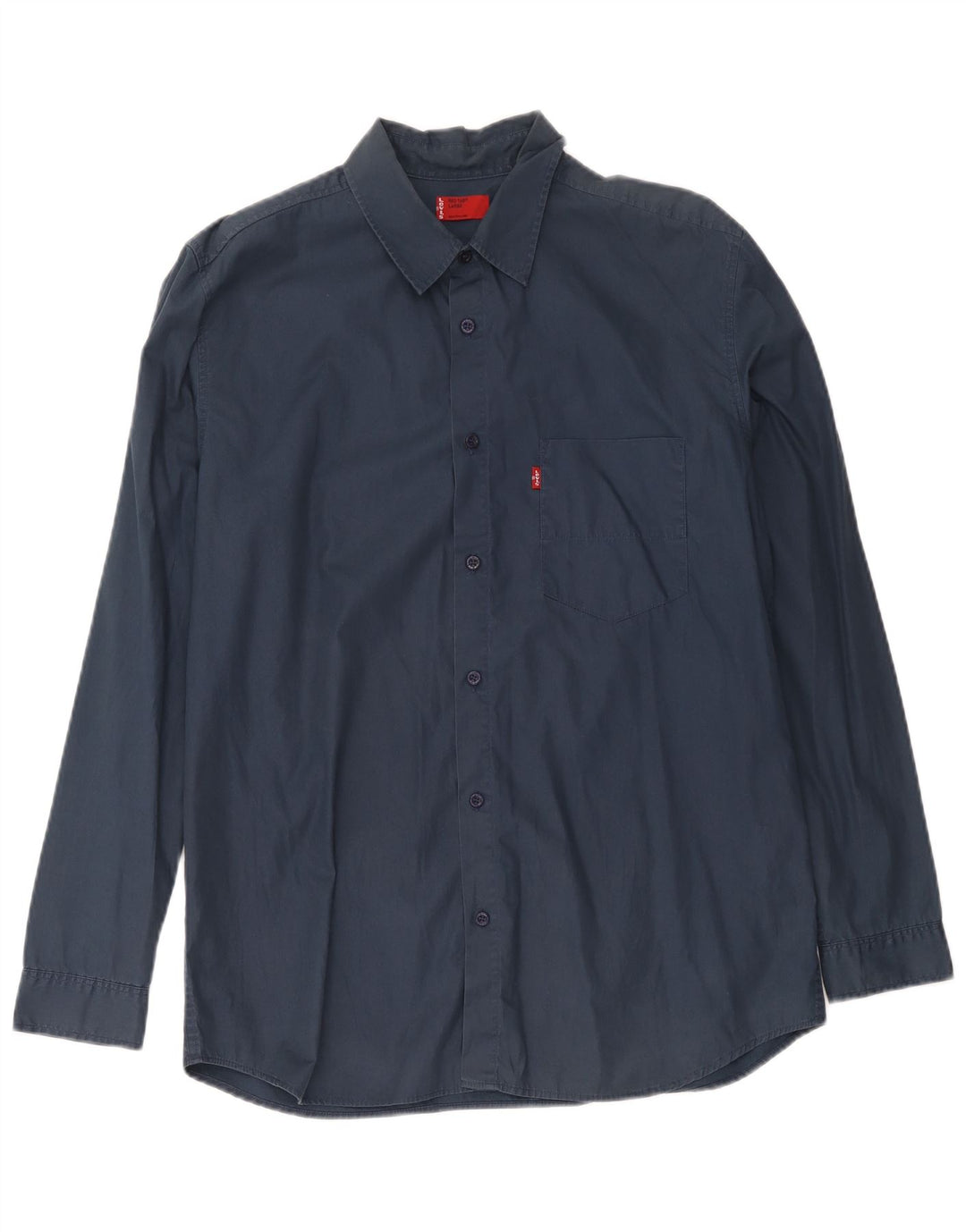 Camisa masculina Levi's grande algodão azul marinho