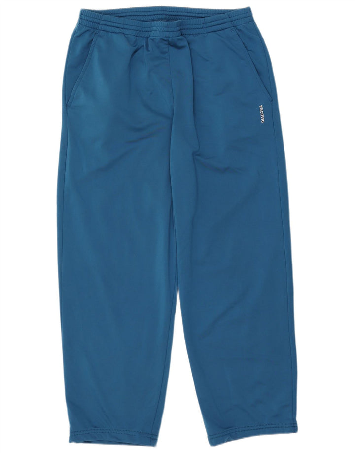Calça de treino masculina Diadora IT 52 grande poliéster azul