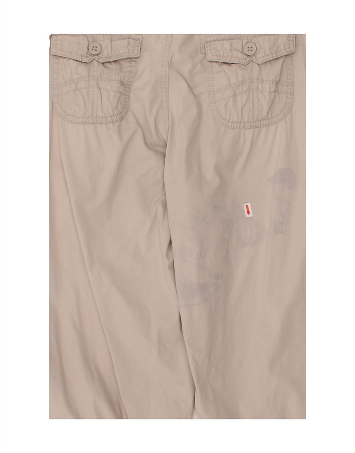 LEE Womens Cargo Capri Trousers US 12 Large W34 L20 Beige Cotton Classic Vintage Lee and Second-Hand Lee from Messina Hembry 