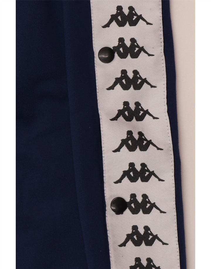 Calça de treino masculina KAPPA 2XL azul marinho colorblock poliéster