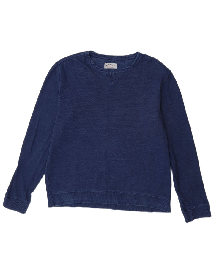 Fat Face Mens Moletom Jumper Médio Algodão Azul Marinho