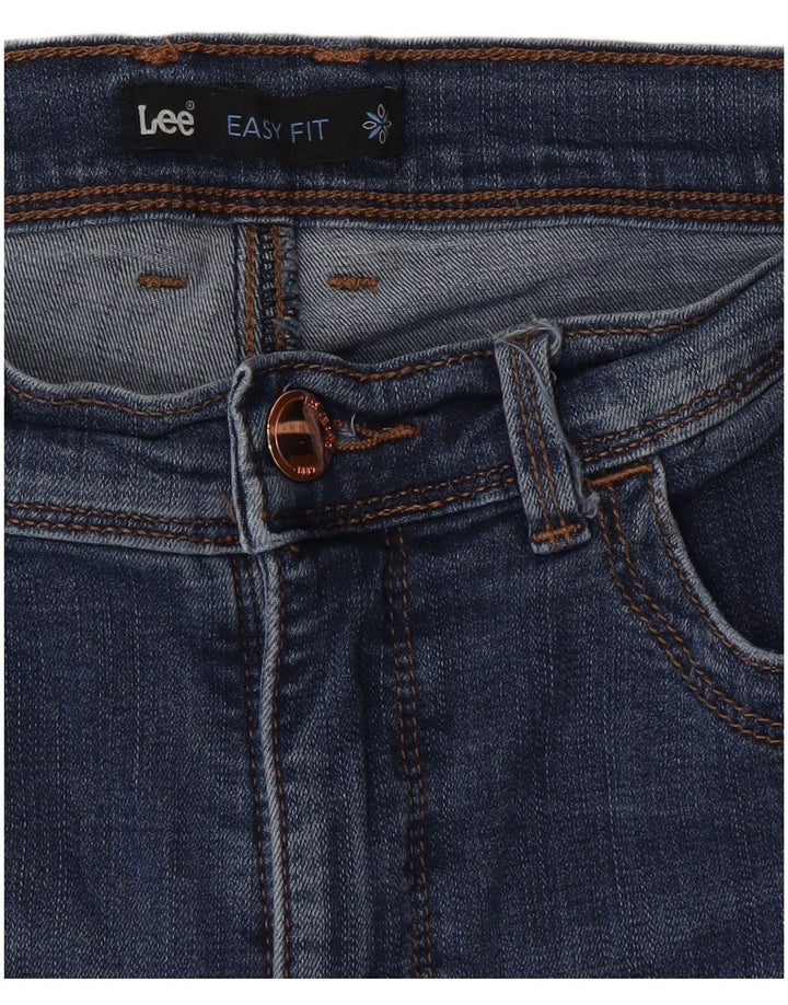 Lee Womens Capri Jeans US 10 Grande W30 L23 Azul Algodão