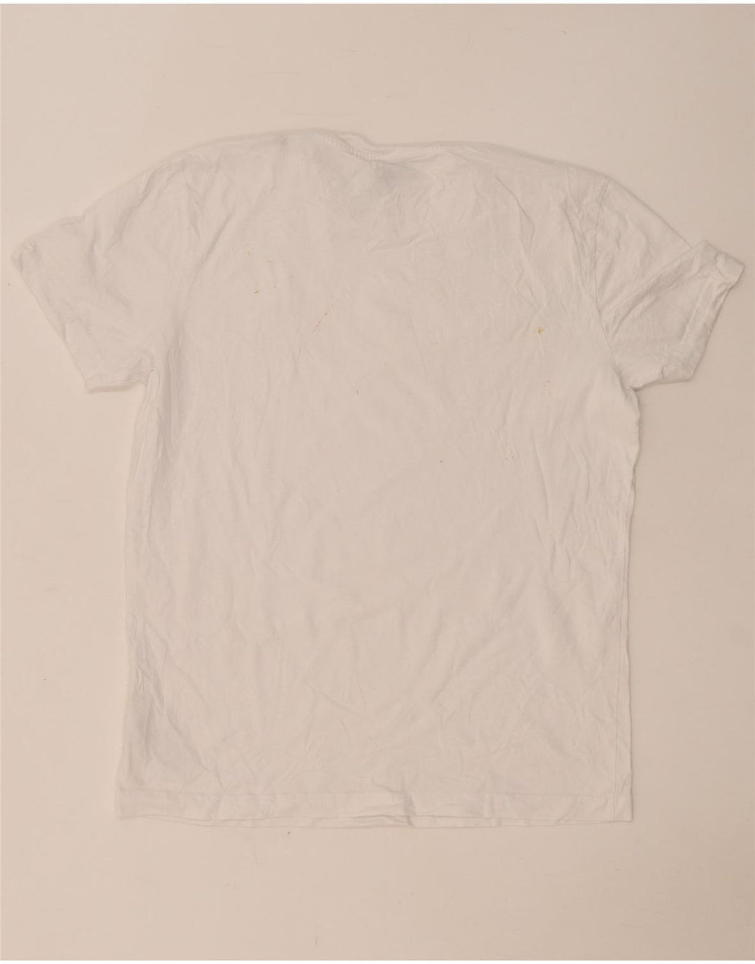 Camiseta masculina Diesel Top grande de algodão branco