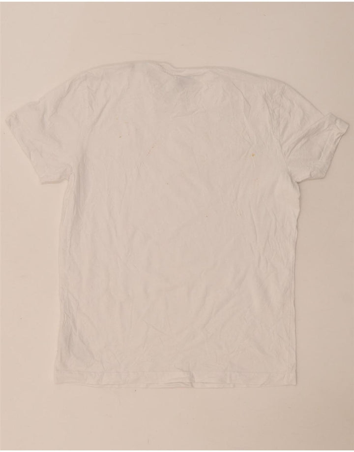 Camiseta masculina Diesel Top grande de algodão branco