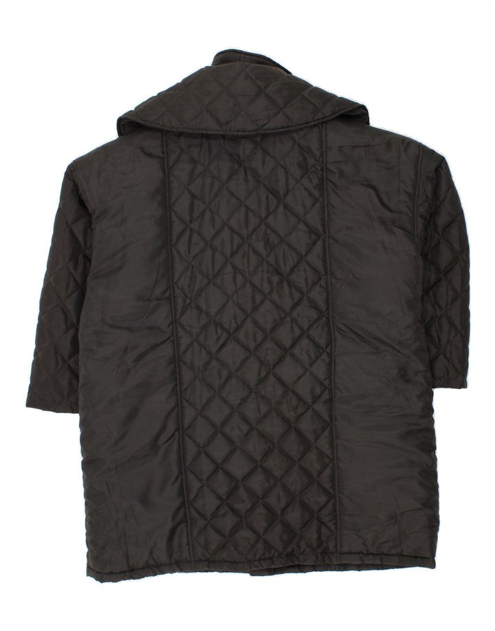 ROBERTA DI CAMERINO Womens Padded Jacket UK 16 Large Black Vintage Roberta di Camerino and Second-Hand Roberta di Camerino from Messina Hembry 