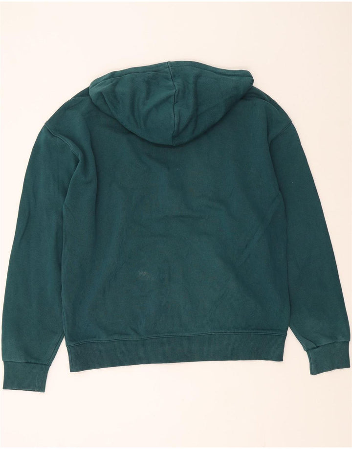 REEBOK Mens Zip Hoodie Sweater Large Green Vintage Reebok and Second-Hand Reebok from Messina Hembry 