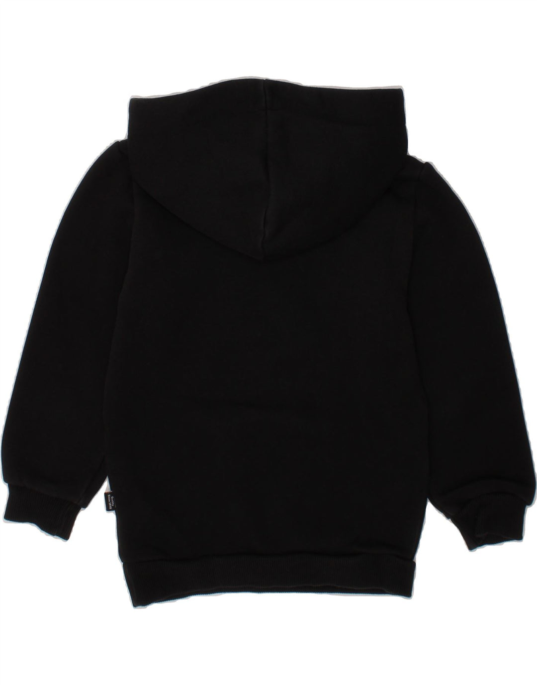 PUMA Boys Graphic Hoodie Jumper 3-4 Years Black Cotton Vintage Puma and Second-Hand Puma from Messina Hembry 
