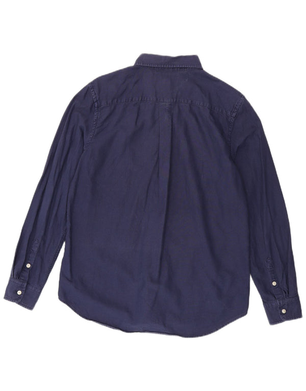 Camisa Ralph Lauren Menino 15-16 Anos XL Azul Marinho Algodão