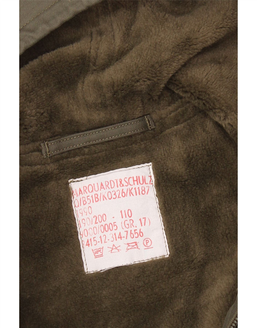 Jaqueta Parka Militar Vintage Masculina com Capuz UK 38 Médio Caqui