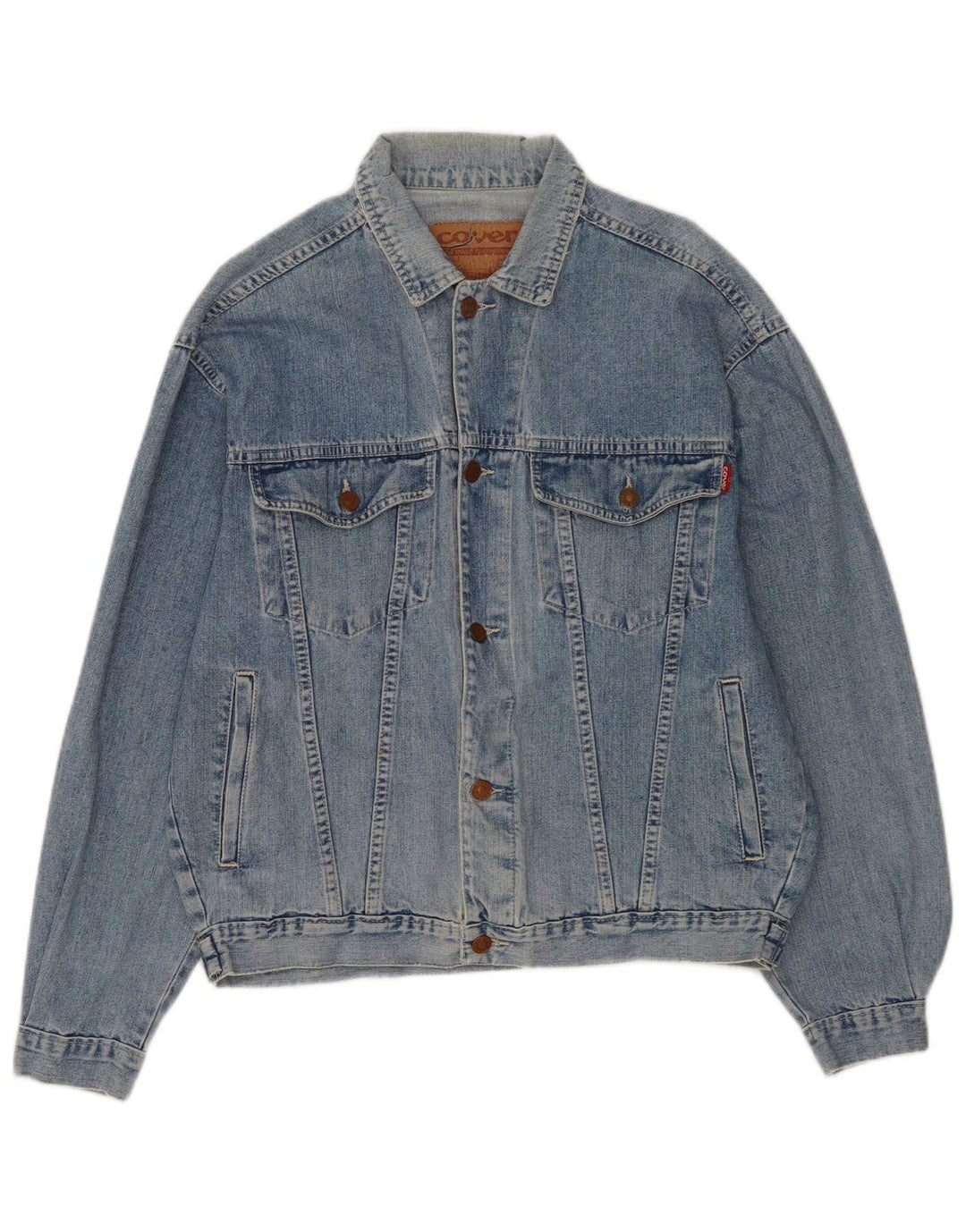Capa Jaqueta Jeans Masculina UK 38 Azul Médio
