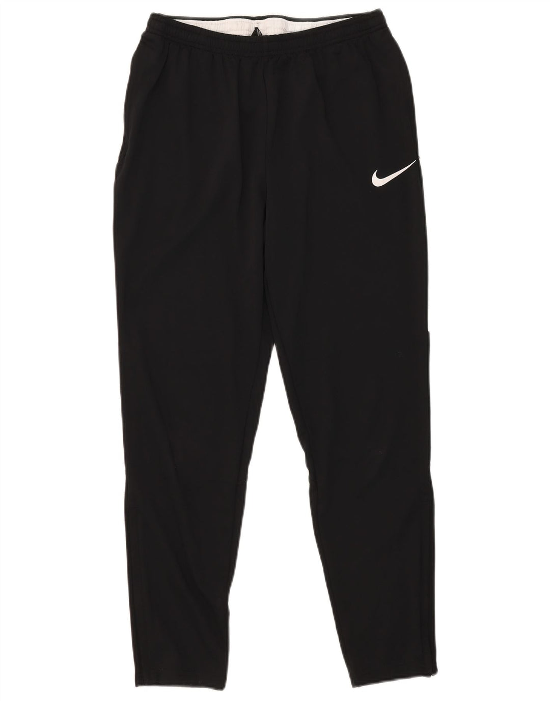 Calça de treino masculina Nike Dri Fit médio preto colorblock poliéster
